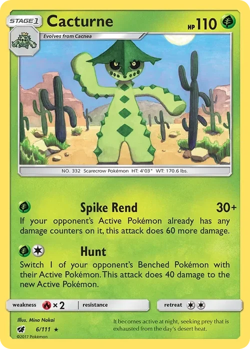 6/111 from Crimson Invasion Rare Pokemon Card
