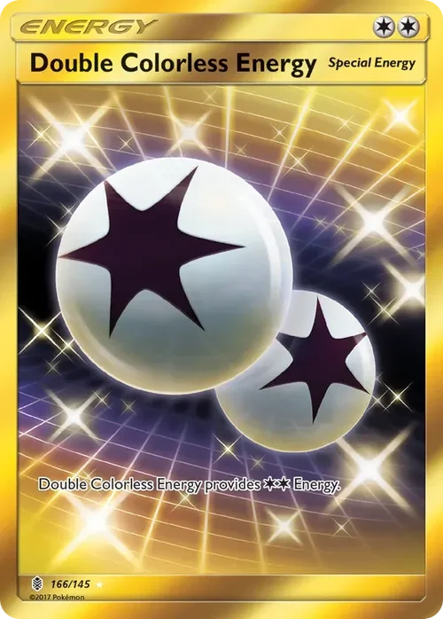 166/145 from Guardians Rising Gold Secret Rare Special Energy Card