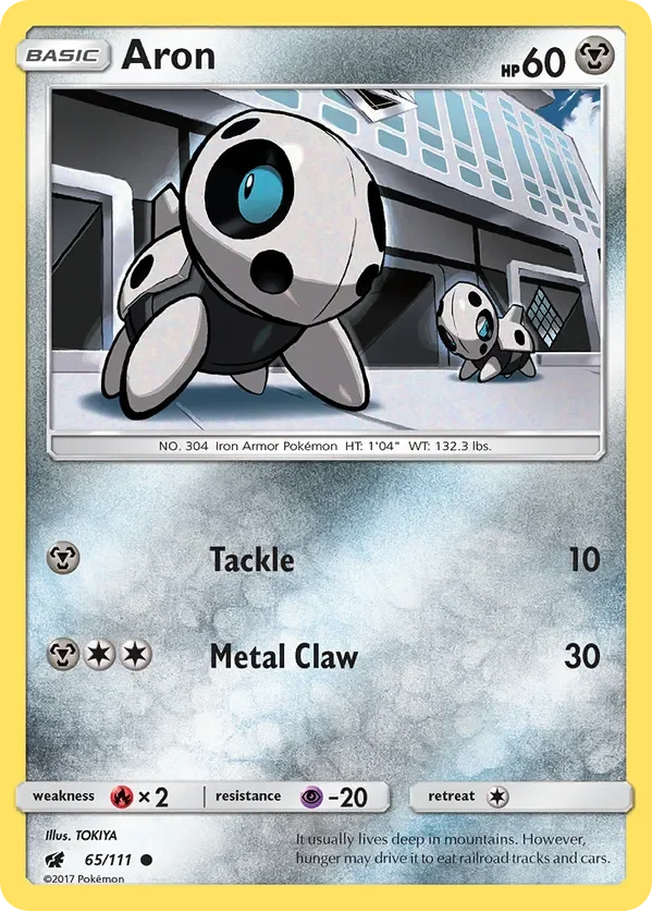 Card 65 Pokémon card from Crimson Invasion set