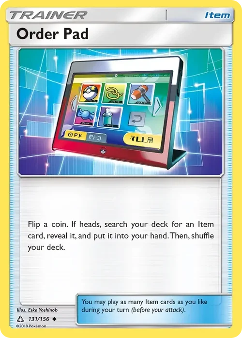 131/156 from Ultra Prism Uncommon Trainer Card