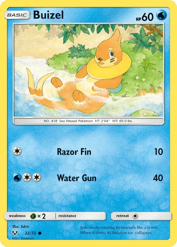 Card 22 Pokémon card from Shining Legends set