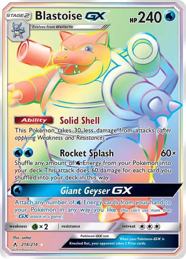 Card 218 Pokémon card from Unbroken Bonds set