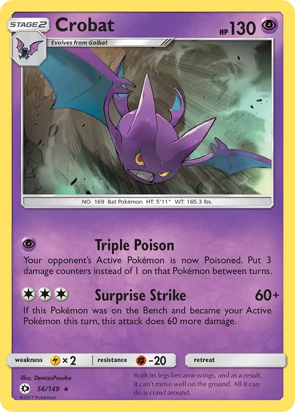 Card 56 Pokémon card from Sun & Moon set