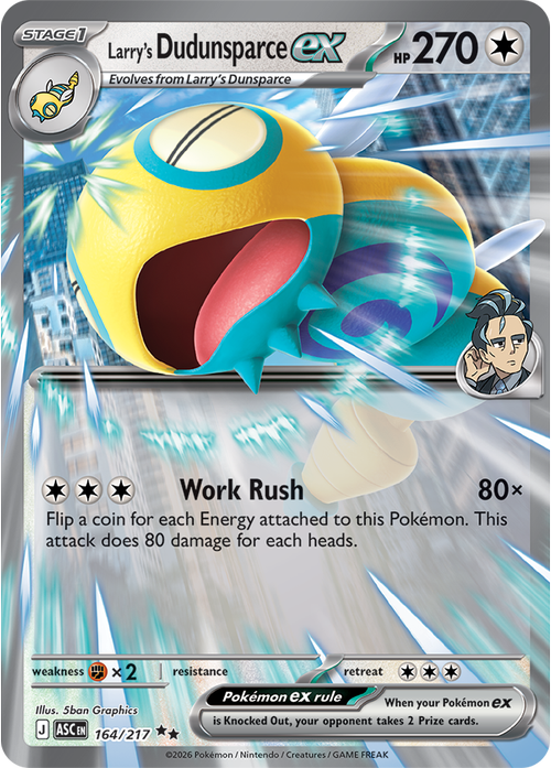 Pokemon Card 164 Pokémon card from Ascended Heroes