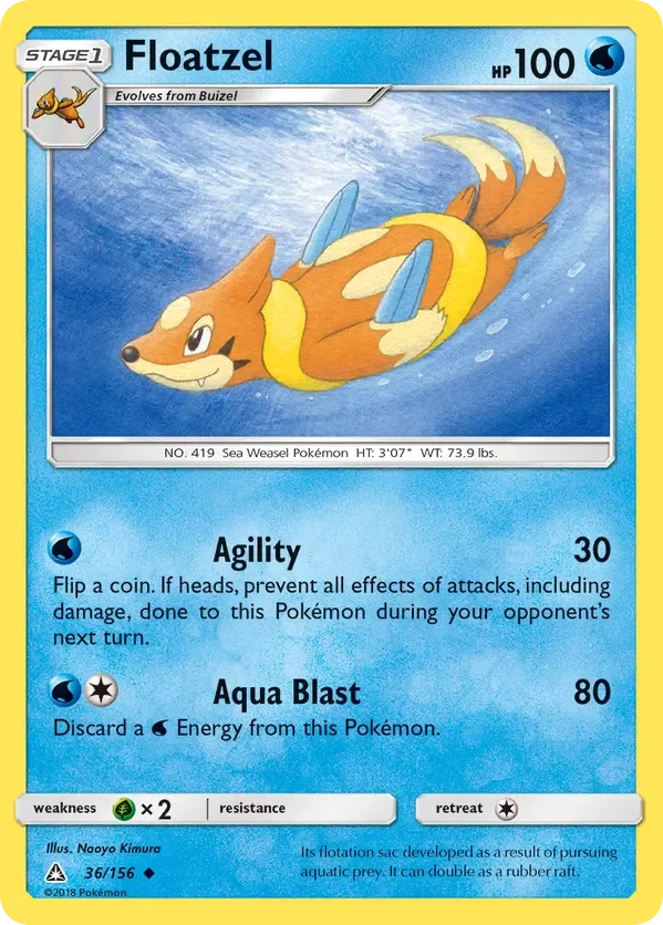 Card 36 Pokémon card from Ultra Prism set