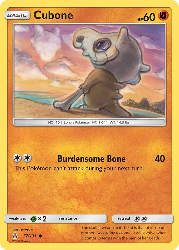 Card 57 Pokémon card from Forbidden Light set
