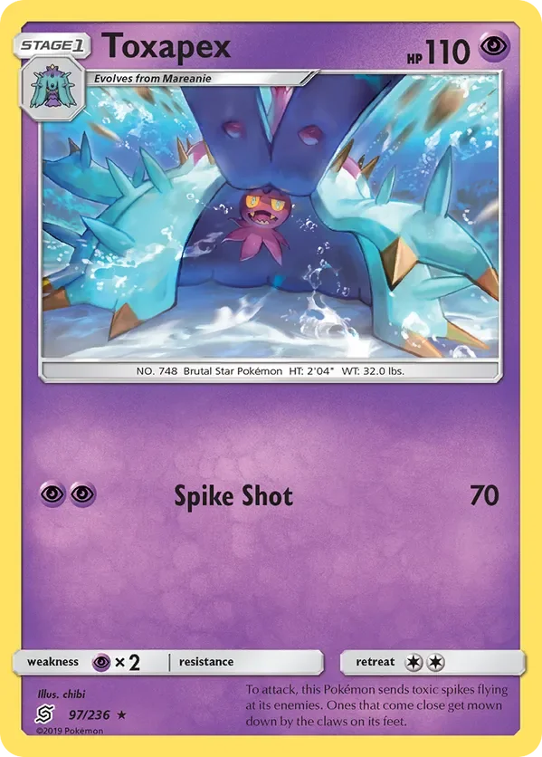 Card 97 Pokémon card from Unified Minds set