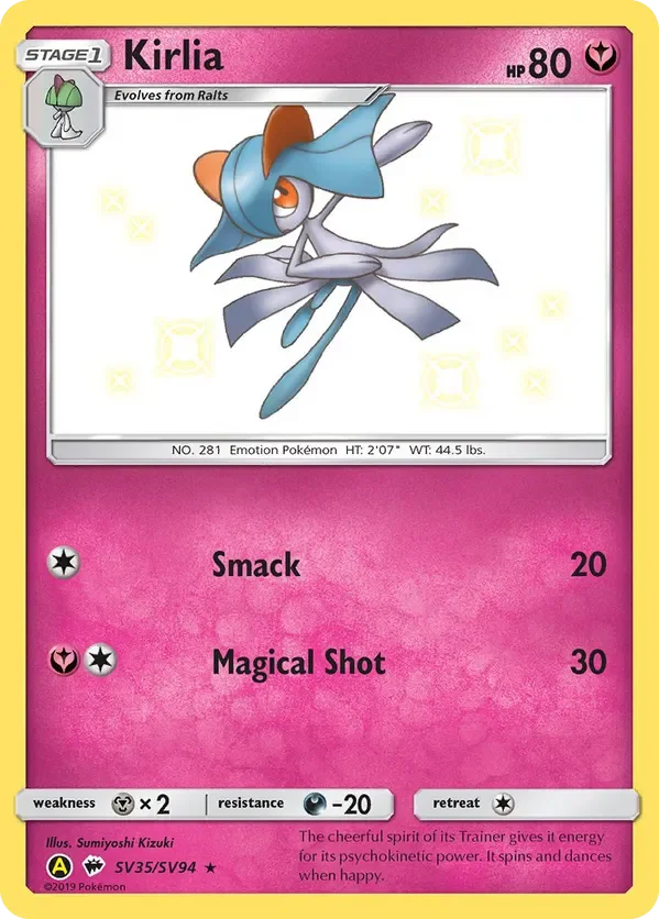 Card 35 Pokémon card from Hidden Fates set