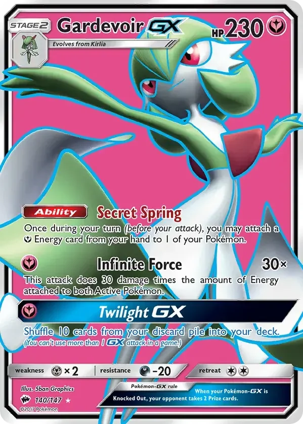 Burning Shadows 140 Pokémon card