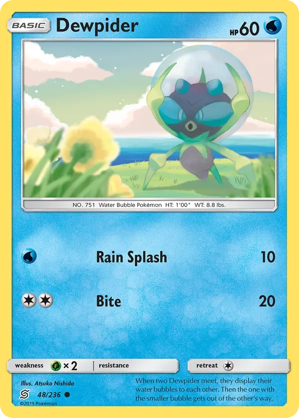 Card 48 Pokémon card from Unified Minds set