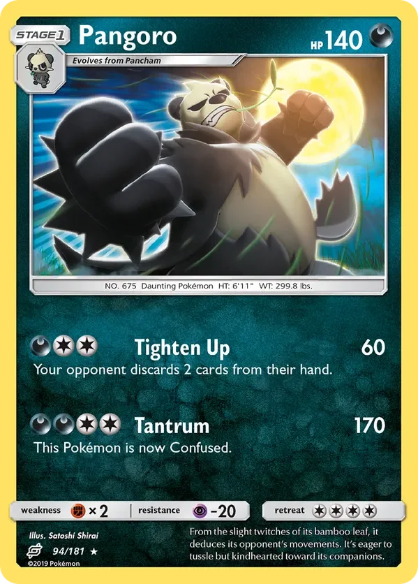 Card 94 Pokémon card from Team Up set