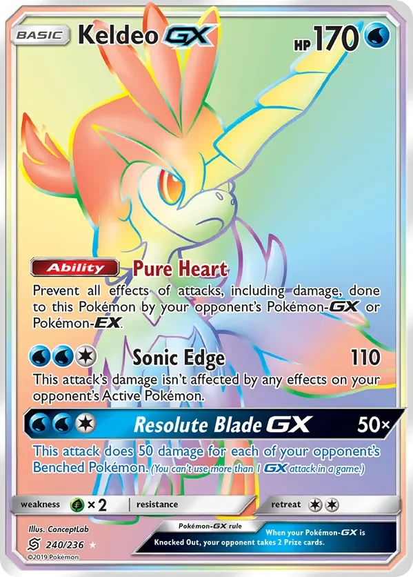 Card 240 Pokémon card from Unified Minds set