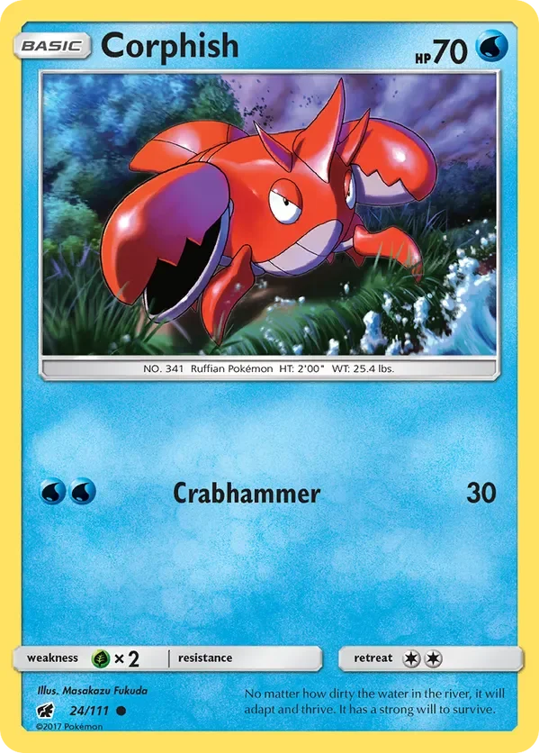Card 24 Pokémon card from Crimson Invasion set