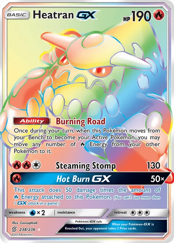 Card 238 Pokémon card from Unified Minds set