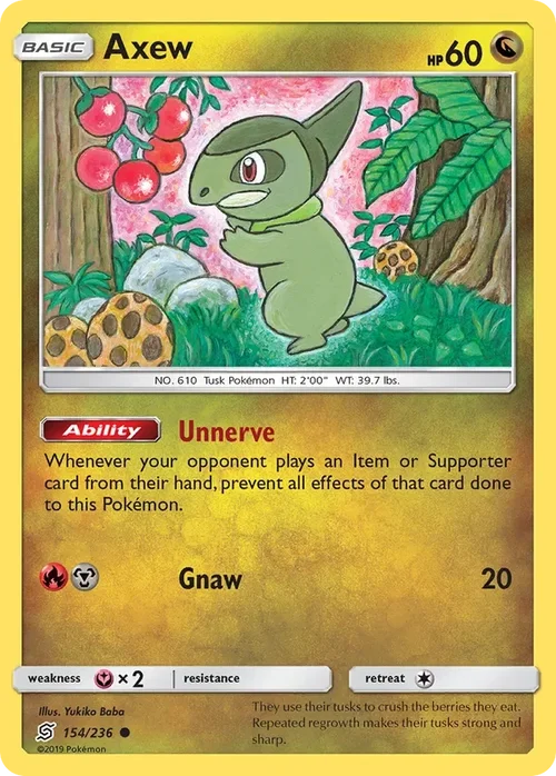 154/236 from Unified Minds Common Pokemon Card