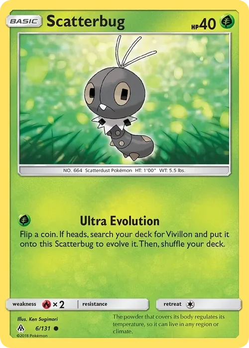 6/131 from Forbidden Light Common Pokemon Card