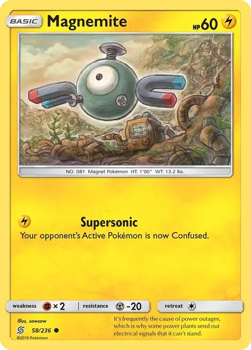 58/236 from Unified Minds Common Pokemon Card