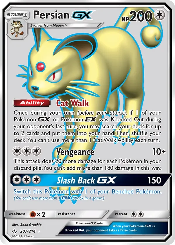 Card 207 Pokémon card from Unbroken Bonds set