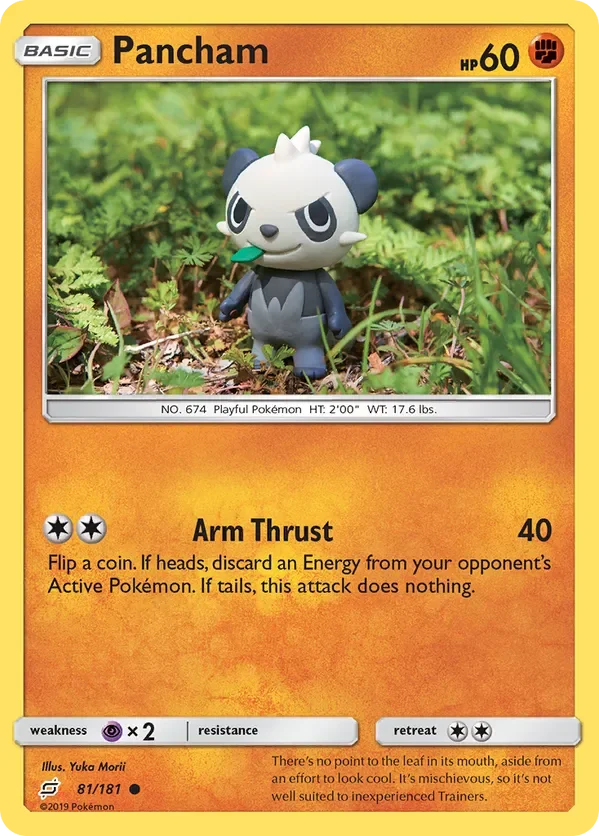 Card 81 Pokémon card from Team Up set