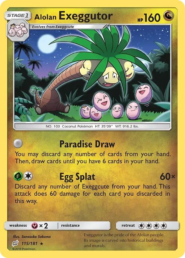 Card 115 Pokémon card from Team Up set