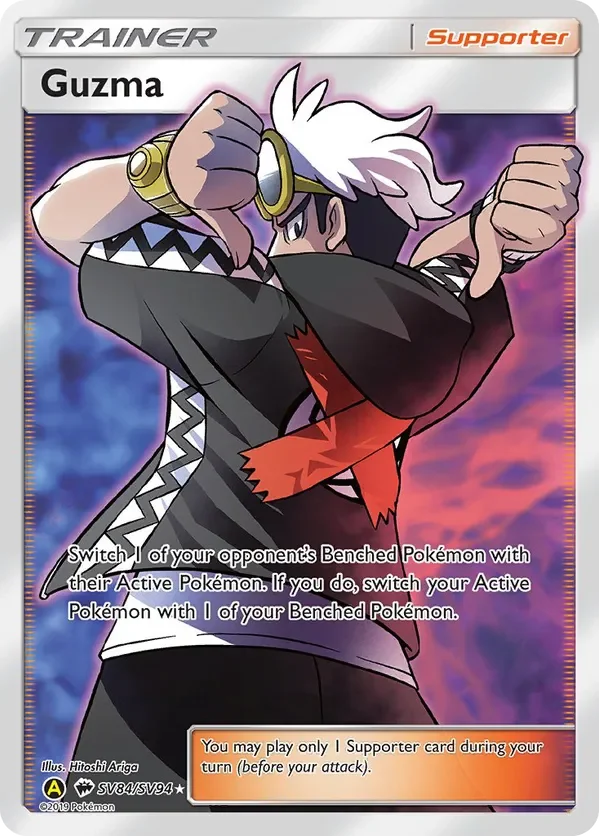 Card 84 Pokémon card from Hidden Fates set