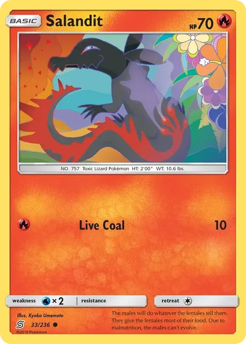 33/236 from Unified Minds Common Pokemon Card
