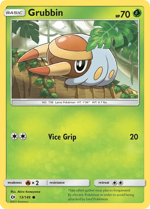 Card 13 Pokémon card from Sun & Moon set