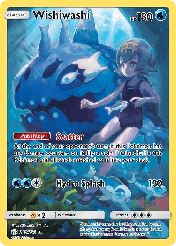 Card 240 Pokémon card from Cosmic Eclipse set