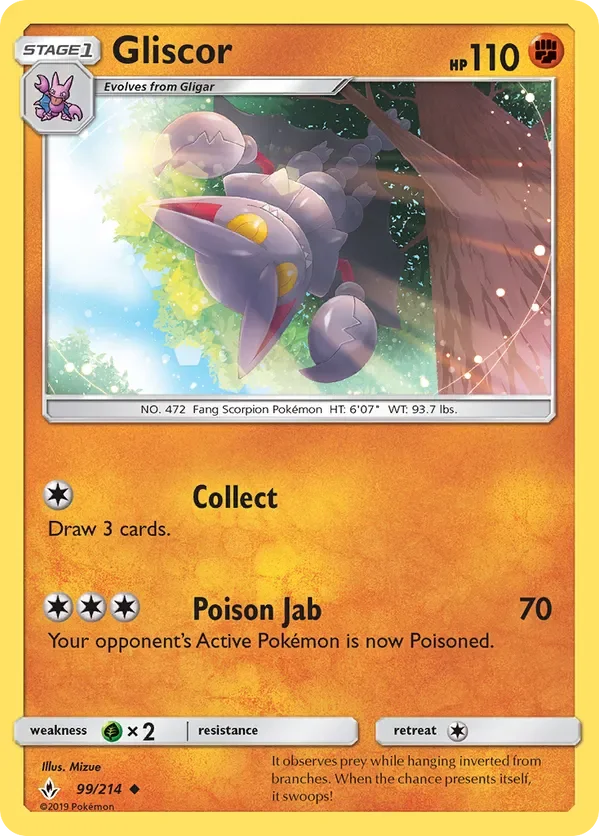 Card 99 Pokémon card from Unbroken Bonds set