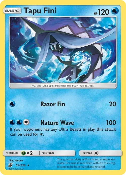 53/236 from Unified Minds Rare Pokemon Card