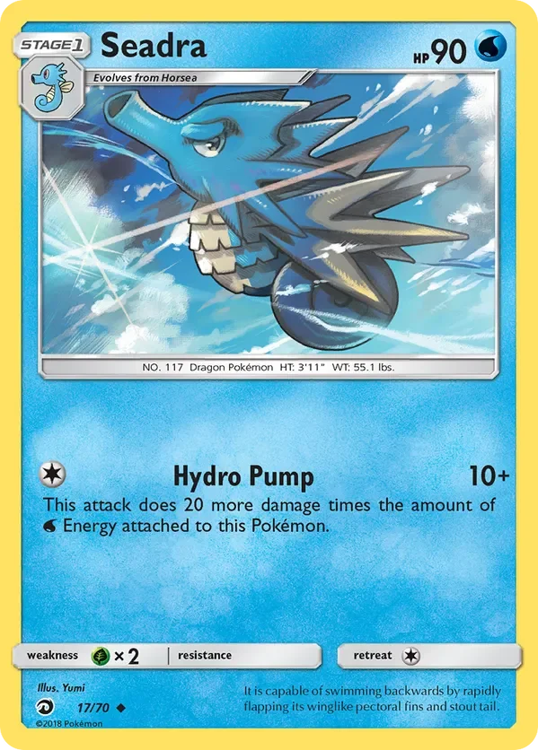 Card 17 Pokémon card from Dragon Majesty set