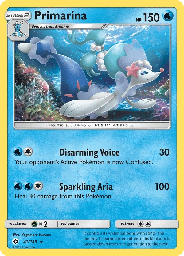 Card 41 Pokémon card from Sun & Moon set