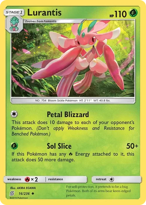 16/236 Lurantis Uncommon Pokemon Card