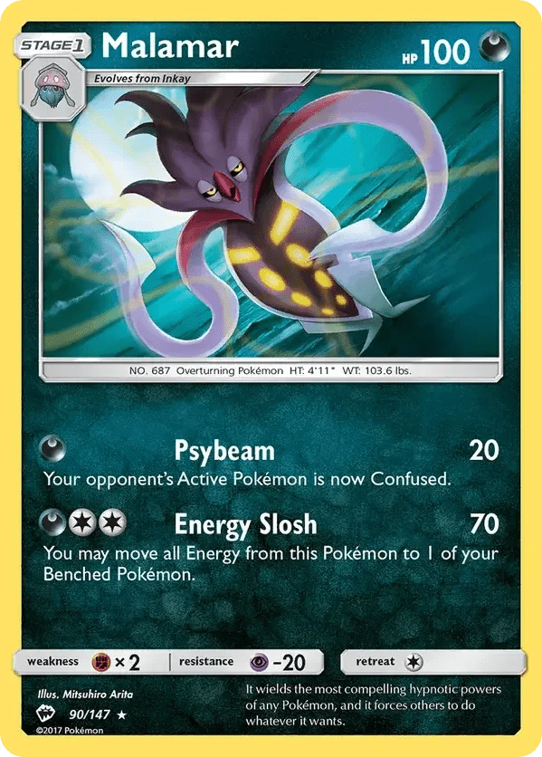 Burning Shadows 90 Pokémon card