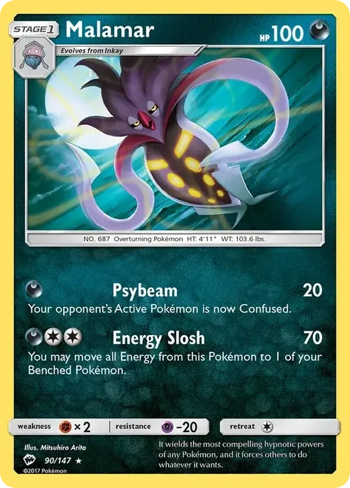 090/147 from Burning Shadows Rare Pokemon Card