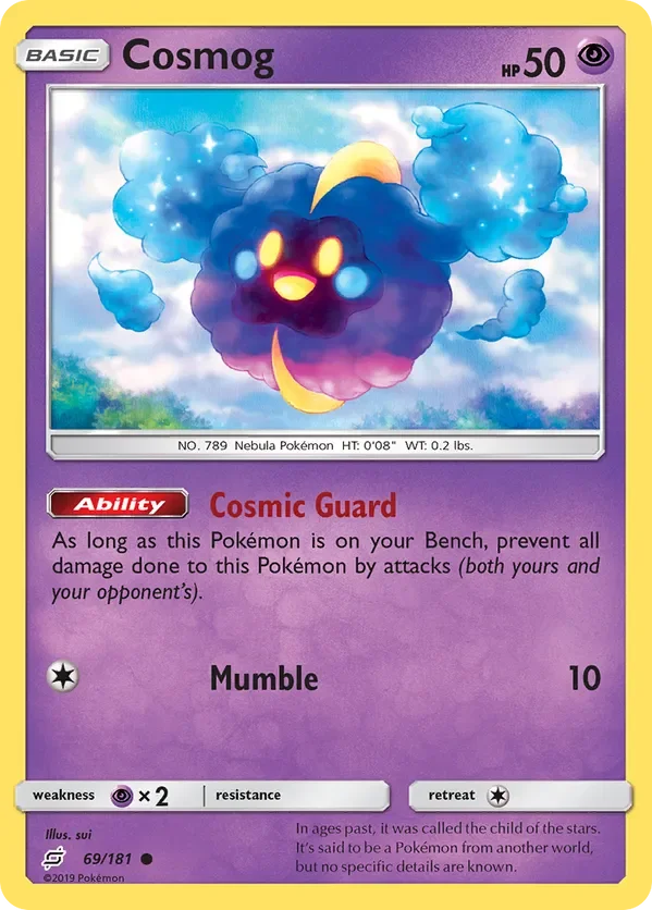 Card 69 Pokémon card from Team Up set