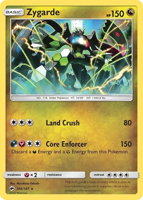 100/147 from Burning Shadows Holo Rare Pokemon Card