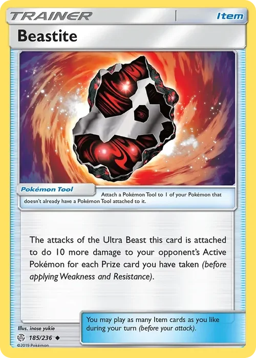 185/236 Beastite Uncommon Trainer Card