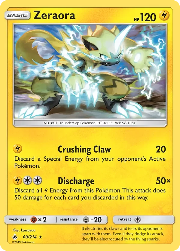 Card 60 Pokémon card from Unbroken Bonds set