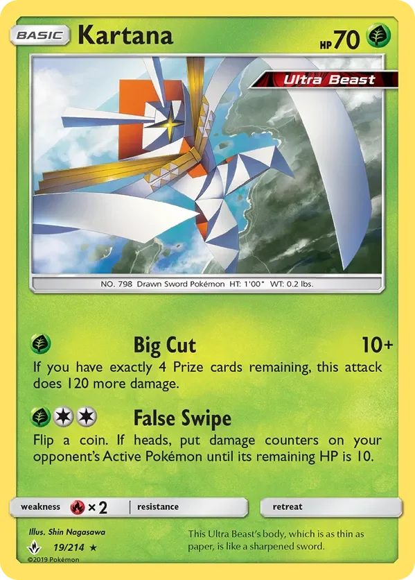 Card 19 Pokémon card from Unbroken Bonds set
