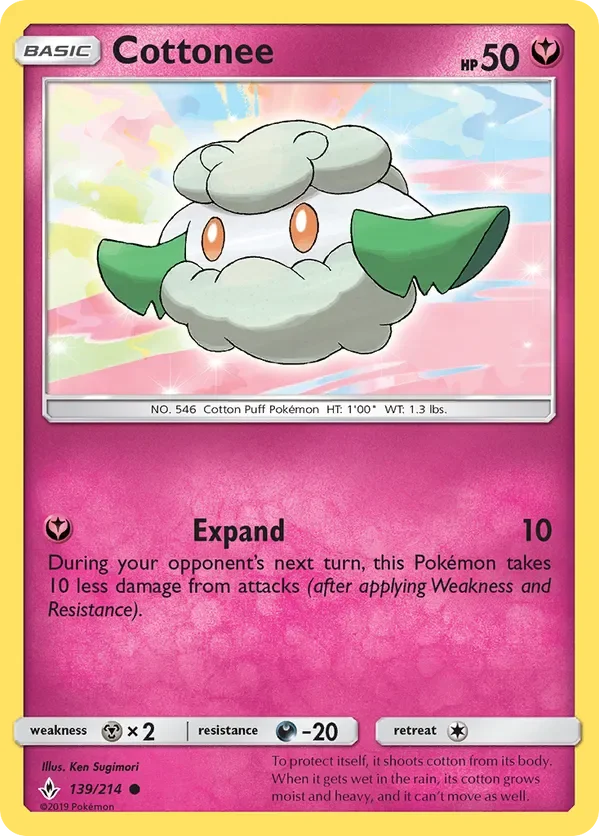 Card 139 Pokémon card from Unbroken Bonds set