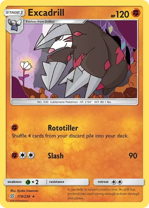 119/236 from Unified Minds Rare Pokemon Card