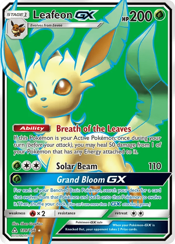 Card 139 Pokémon card from Ultra Prism set