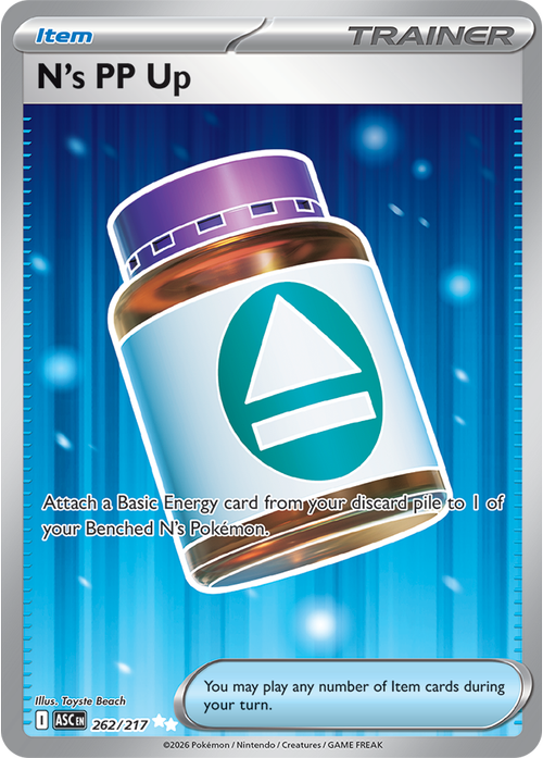 Pokemon Card 262 Pokémon card from Ascended Heroes