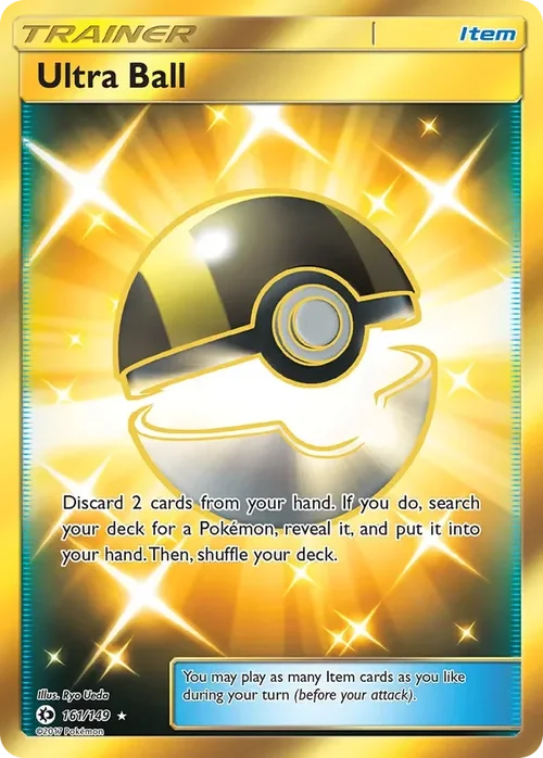 161/149 from Sun & Moon Base Gold Secret Rare Trainer Card