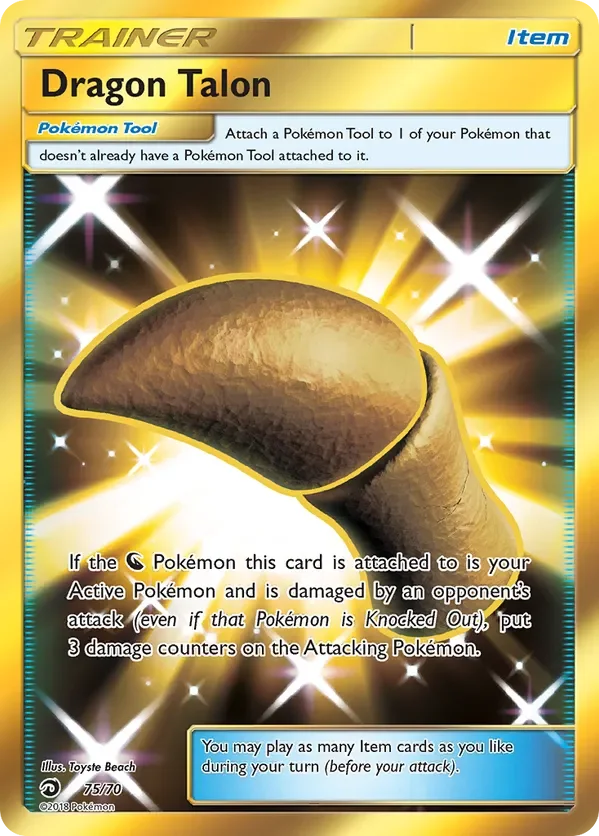Card 75 Pokémon card from Dragon Majesty set