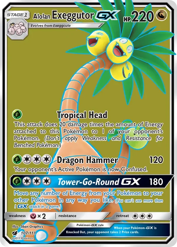 Card 107 Pokémon card from Crimson Invasion set