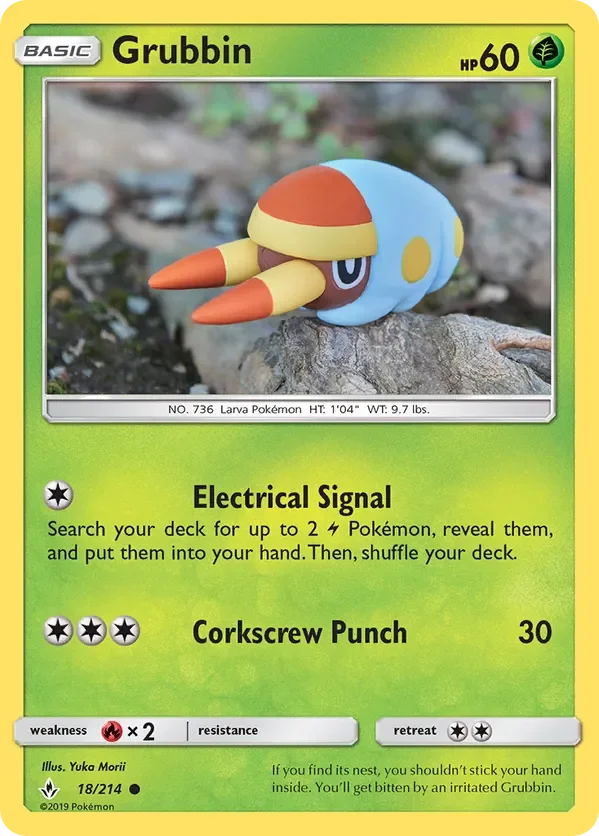 Card 18 Pokémon card from Unbroken Bonds set