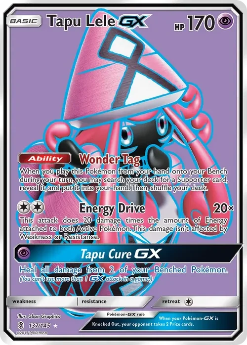 137/145 from Guardians Rising Full Art Pokemon Card