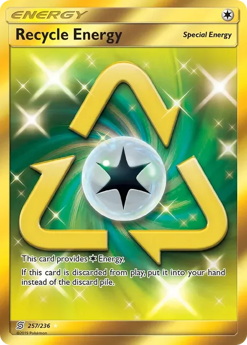 257/236 Recycle Energy Gold Rare Energy Card